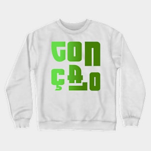 Gonçalo, name, typography Crewneck Sweatshirt